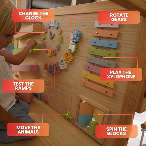 Avenlur Indoor Playground Montessori Gym – Alpine Wooden Jungle Gym for Kids Ages 2-8