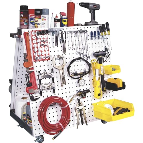 LocBoard TRITON LBC-18 A-Frame Pegboard Truck 39-1/4" H x 21-1/4" W