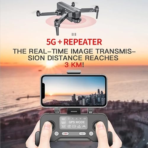 SJRC F11S 4K PRO Drone HD Camera GPS WiFi Gimbal Foldable Quadcopter Black
