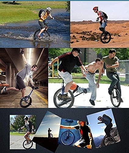 JINCAN 20-Inch Wheeled Unicycle Bicycle Outdoor Anti-Skid Tires Adjustable Saddle