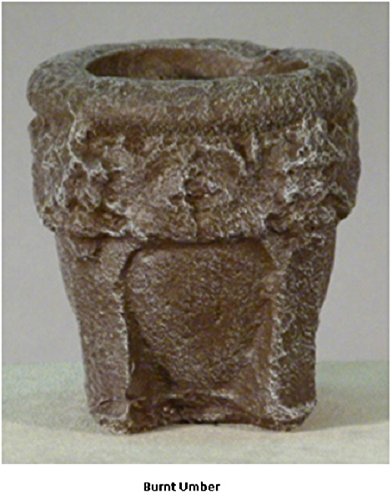CC Outdoor Living Set of 2 Genoa Urns 30" Burnt Umber Brown