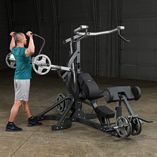 Body-Solid Free-Weight Olympic Leverage Machine Black