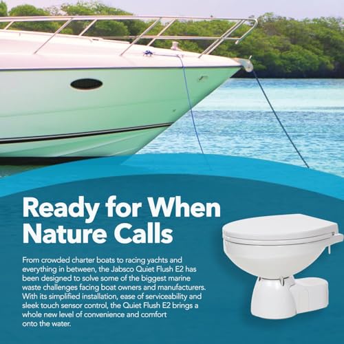 Jabsco Quiet Flush E2 Marine Toilet 24 Volt