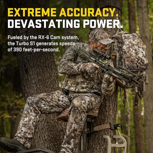 TenPoint Turbo S1 Crossbow Moss Green 390 FPS with RangeMaster Pro Scope & ACUslide System