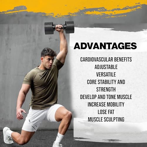 Irongear Adjustable Dumbbell Set 5-in-1 Weights for Home Gym