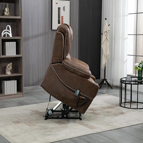 FANYE Electric Power Lift Chair with Massage and Heat Brown F