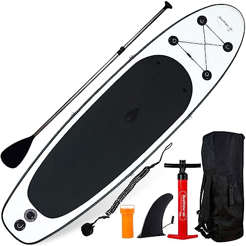 Blue Water Toys Inflatable Stand Up Paddle Board Kit Black