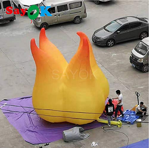 SAYOK Giant Inflatable Flame Model with Blower 16.4ft Tall