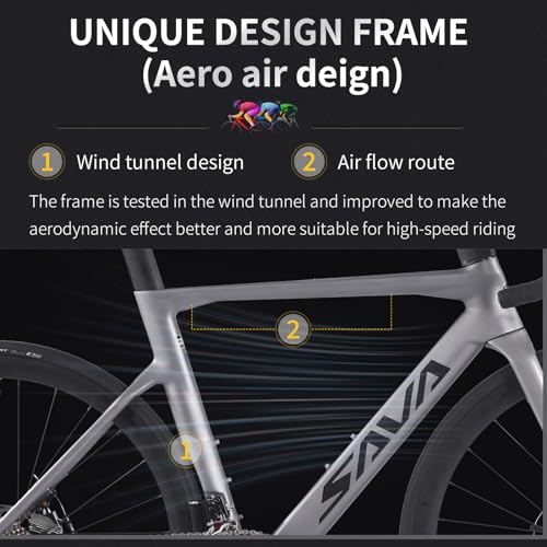 SAVADECK Carbon Road Bike Green