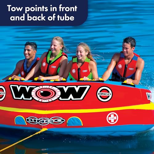 WOW Sports Inflatable Towable Cockpit Tube Multicolor