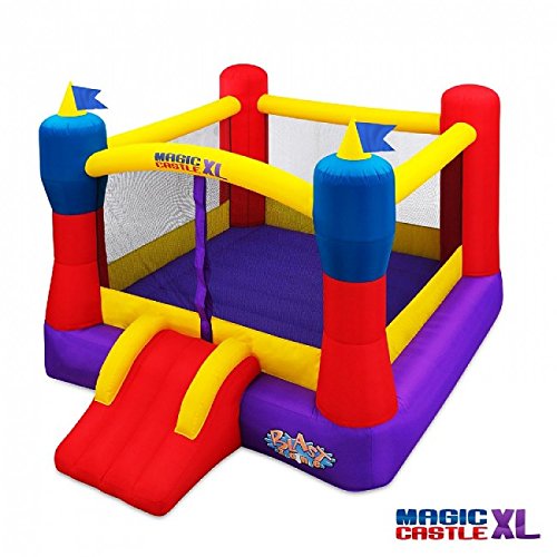 Blast Zone Magic Castle XL10 Inflatable Bouncer with Blower Red/Yellow
