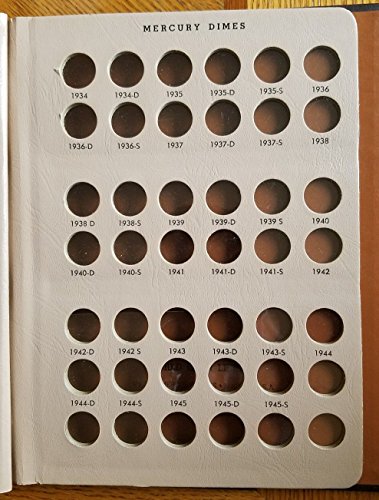 Dansco Coin Album #7123 for Mercury Dimes 1916-1945 Light-Up-17