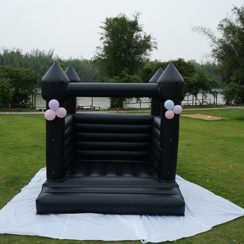Blatesic Inflatable Black Bounce House Castle 13ft x 13ft x 10ft