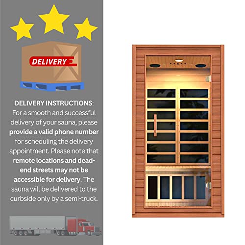 Dynamic Saunas Avila Low EMF FAR Infrared Sauna - Curb Side Delivery