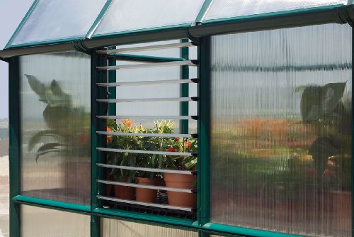 Palram Canopia Rion Prestige 8x8 Ft. Greenhouse Heavy Duty DIY Kit Green