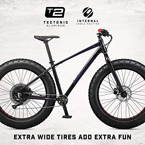 Mongoose Argus Sport Adult Fat Tire Mountain Bike Black