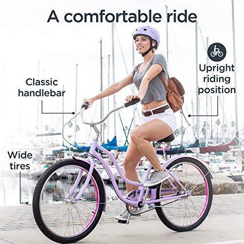 Schwinn Mikko Adult Beach Cruiser Bike Navy
