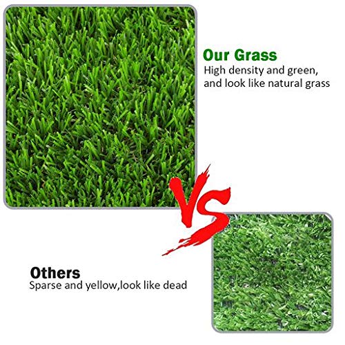 Goasis Lawn Artificial Grass Mats 35MM Thick Synthetic Rug 5FT