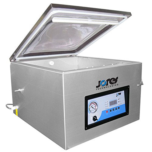 JORESTECH Vacuum Sealer Chamber Seal Machine with Rotary Oil Pump Silver