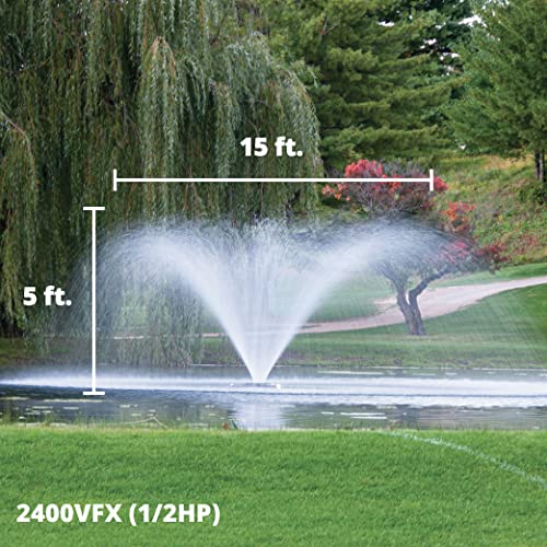 Kasco VFX Series 1/2 HP Aerating Pond Fountain 120V