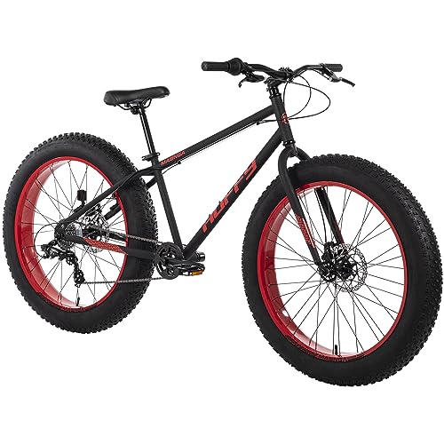 Huffy Maunga Mens Fat Tire Bike Black and Red