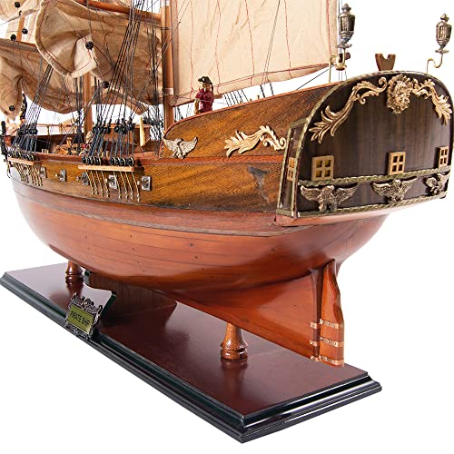 Old Modern Handicrafts Pirate Ship Model Exclusive Edition Brown