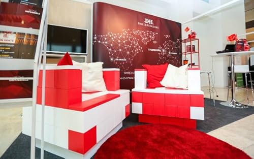 EverBlock Modular 6' Sofa with Cantilever Kit Translucent