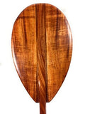 Tikimaster Deep Tone Premium Curly Koa Outrigger Paddle 50 Inch