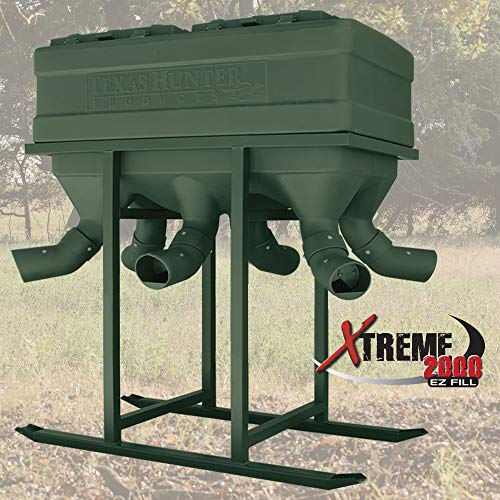 Texas Hunter Products 2000lb Xtreme Protein Feeder Model XPF2000 Hunter Green