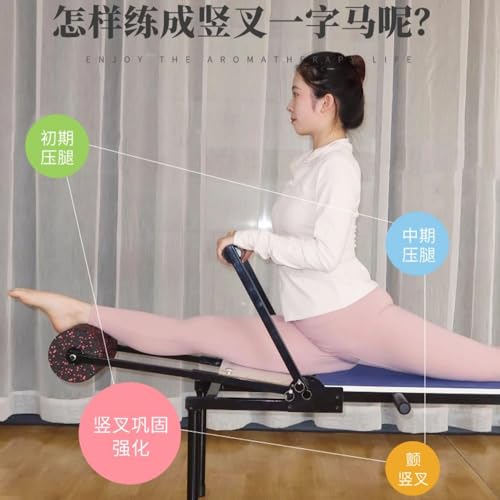BailingDS Leg Stretcher Machine Flexibility Trainer Medium White