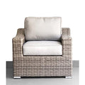 Living Source International 9-Piece Outdoor Conversation Set with Cushions Grey