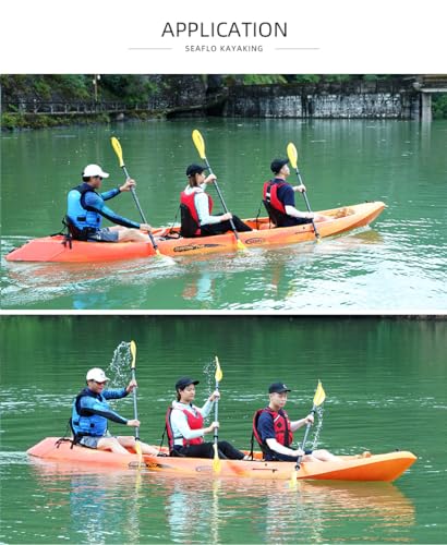SEAFLO Premium Sit-on Kayak Yellow/Red 16' 2.4
