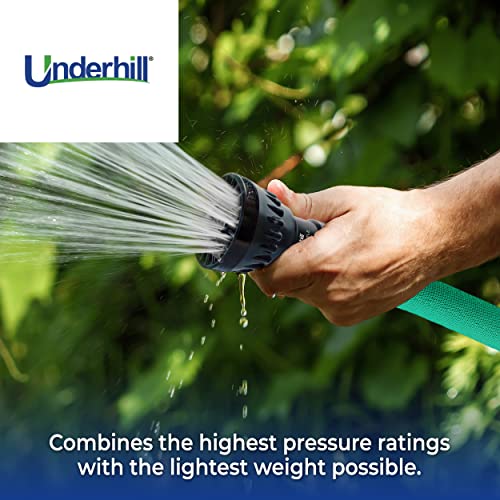 Underhill UltraMax Featherweight Garden Water Hose 50 ft Green