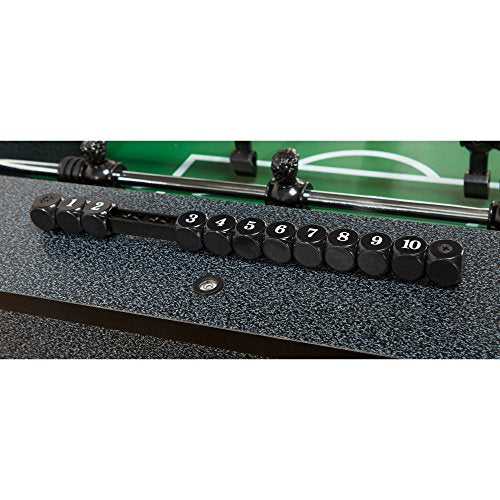 Playcraft Pitch Foosball Table Charcoal Brown Green