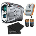 Wearable4U Bushnell Pro X3 Laser Golf Rangefinder Bundle Towel CR2