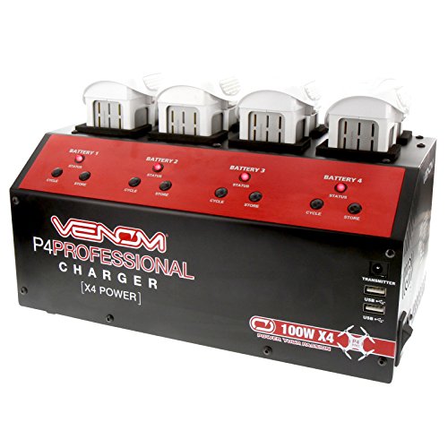 Venom Power DJI Phantom 4 Pro 4-Channel Rapid Charger 100W