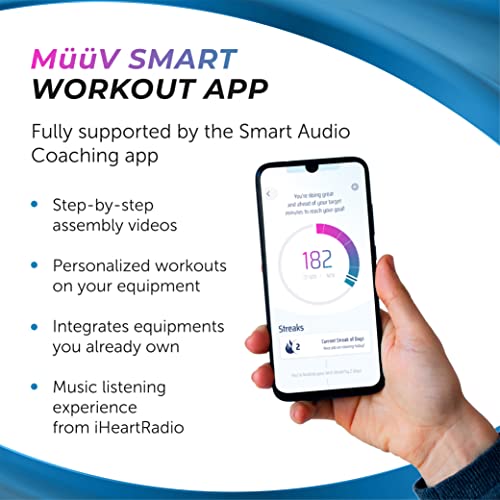 Stamina müüv Bike Exercise Bike with Wireless Bluetooth Smart Mount Black