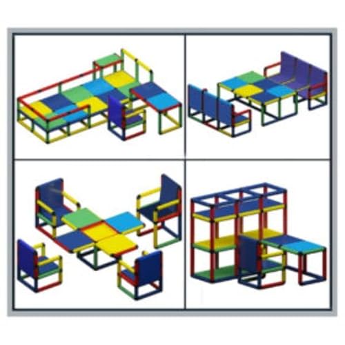 212 Main Home Sweet Home 528-Piece Furniture Set Multicoloured