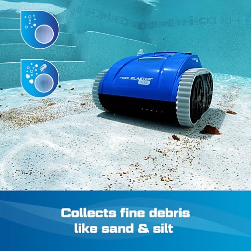 POOL BLASTER CX-300 Cordless Robotic Pool Cleaner Blue