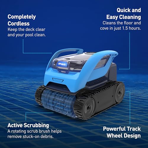 Polaris Pixel Compact Cordless Robotic Pool Cleaner Blue