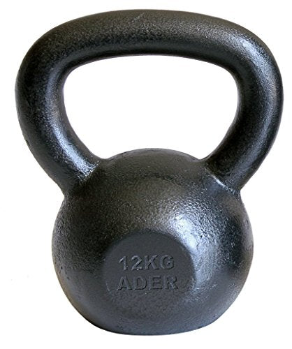 Ader Sporting Goods Ader Premier Kettlebell Set with DVD Grey