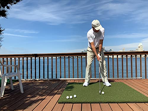 Real Feel Golf Mats Country Club Elite 4'X6' Golf Hitting Mat | Heavy Duty Commercial Practice Mat | Indoor/Outdoor