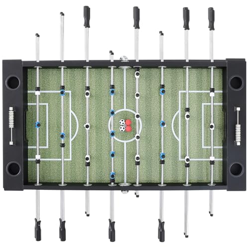 VEVOR Foosball Table 55 inch Standard Size Indoor Full Size for Home, Family, and Game Room Black