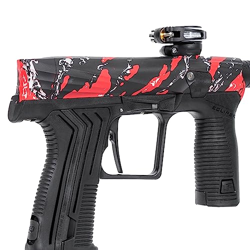 HK Army Planet Eclipse ETHA3 Paintball Marker TFX3 Loader 68ci Pro Tank Kit Fracture Red