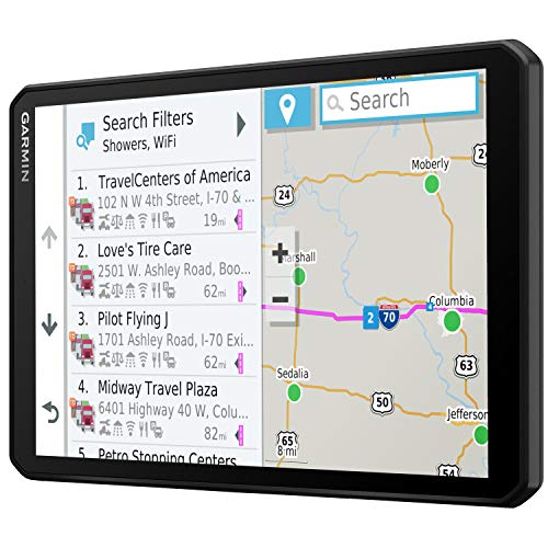 Garmin dezl OTR800 8" GPS Truck Navigator Black with Accessory Bundle