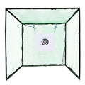 Eleeferri Golf Hitting Cage with Practice Net & Swing Mat Green Black White