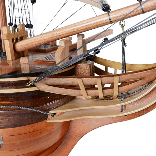 Old Modern Handicrafts HMS Bounty Ship Model Museum Quality Red