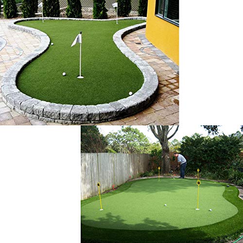 WarmShe Golf Putting Green/Mat Backyard Artificial Grass Turf 11FTX50FT Custom Width-4ft