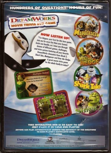 DreamWorks Movie Trivia DVD Game