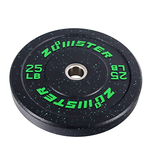 Zoomster 260LB Bumper Plate High Bounce Bumper Weight Plate Black Yellow White Green Blue Red